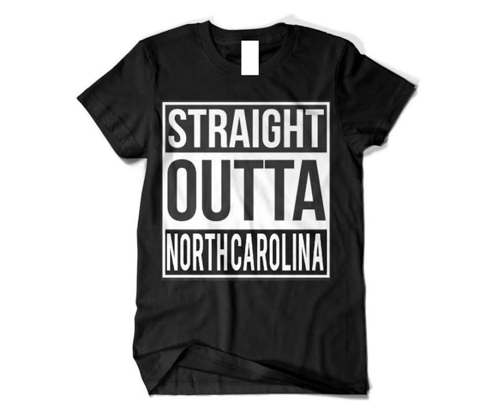 Straight Outta North Carolina Parody T-Shirt
